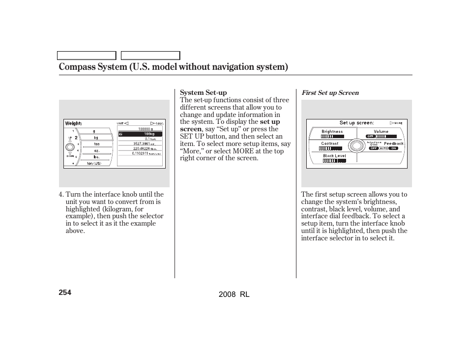 Acura 2008 RL User Manual | Page 257 / 500