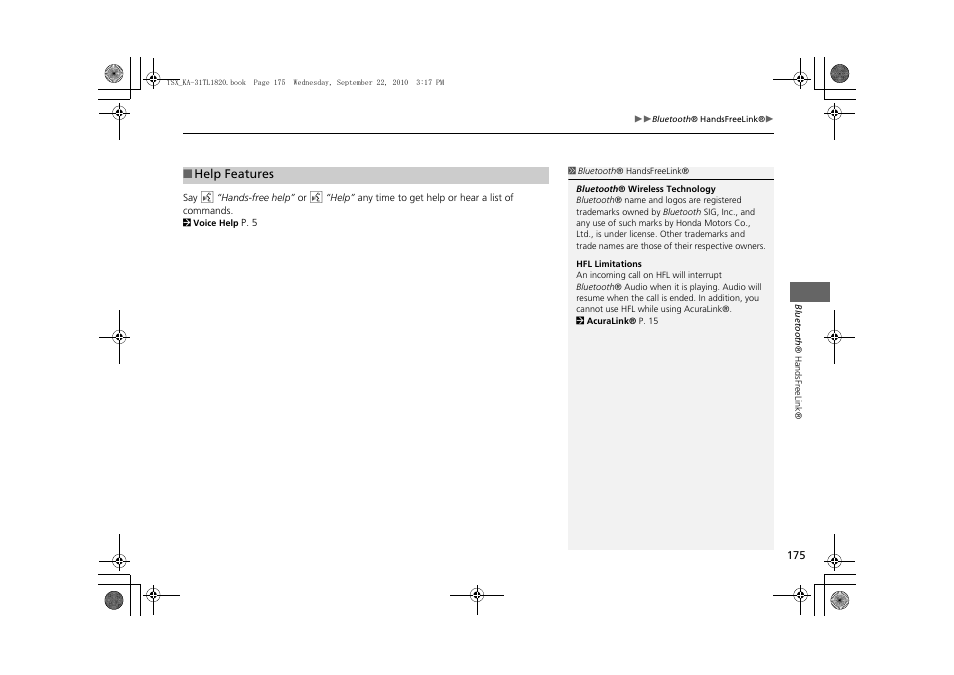 Acura 2011 TSX Navigation User Manual | Page 177 / 253