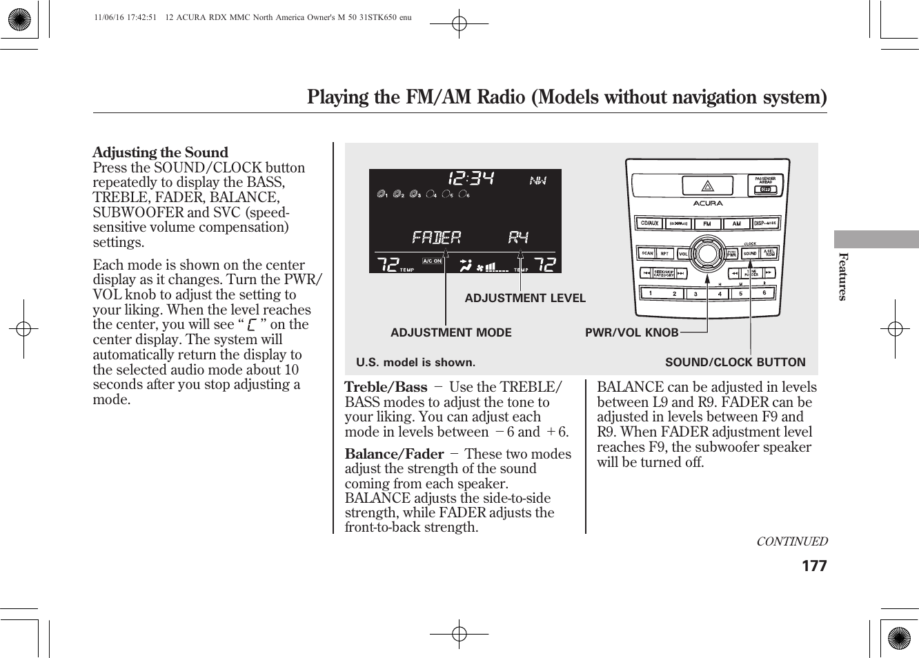 Acura 2012 RDX User Manual | Page 183 / 518
