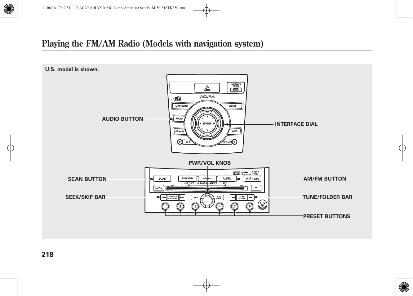 Acura 2012 RDX User Manual | Page 224 / 518