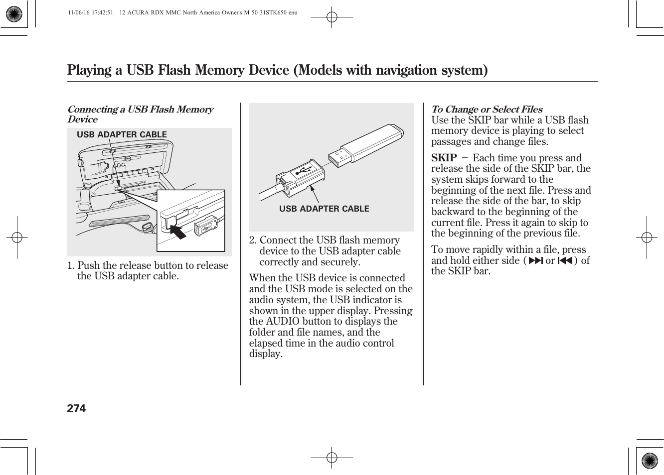 Acura 2012 RDX User Manual | Page 280 / 518