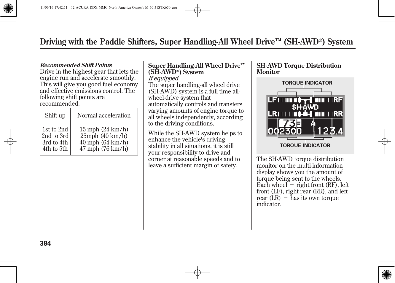System | Acura 2012 RDX User Manual | Page 390 / 518