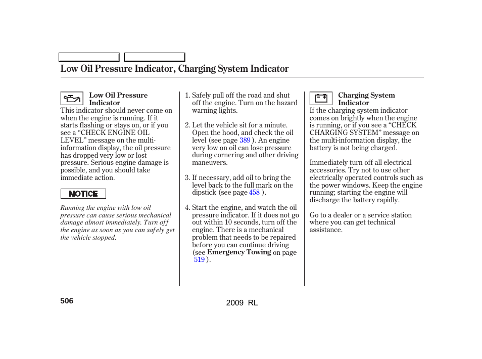 Acura 2009 RL User Manual | Page 509 / 560