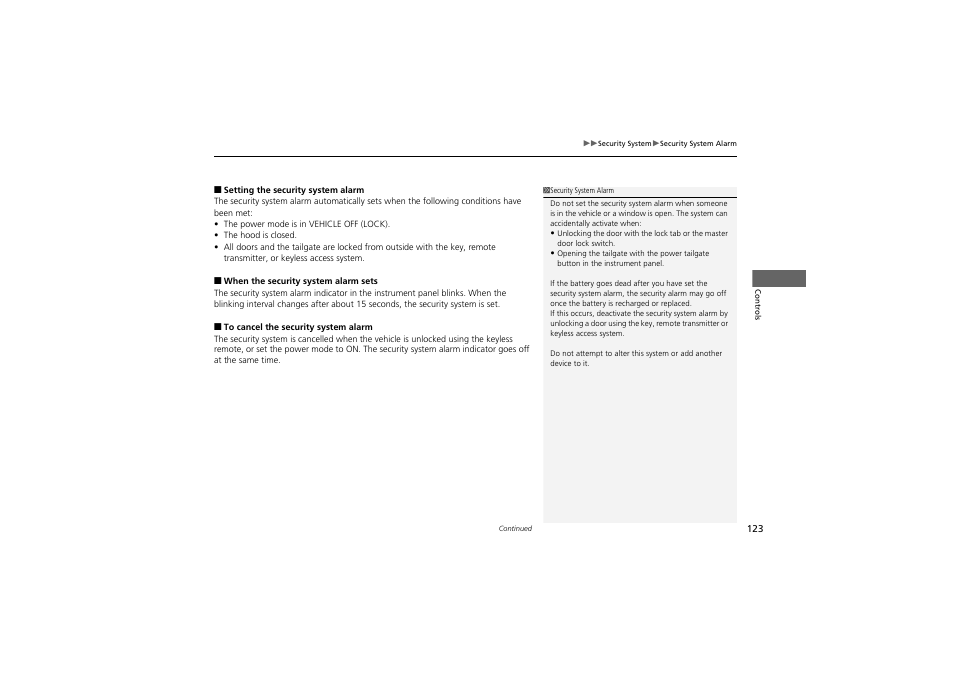 Acura 2013 ZDX User Manual | Page 125 / 324