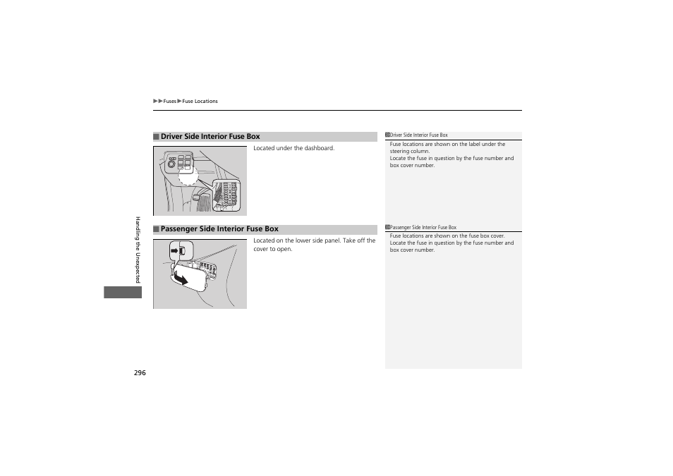 Acura 2013 ZDX User Manual | Page 298 / 324