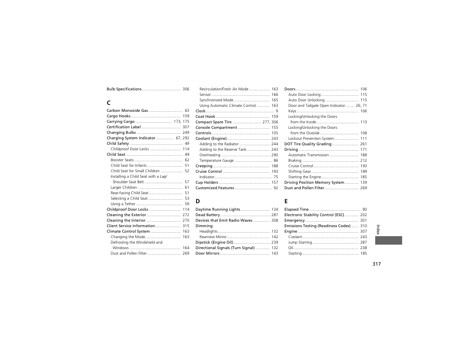 Acura 2013 ZDX User Manual | Page 319 / 324