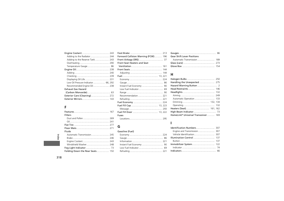 Acura 2013 ZDX User Manual | Page 320 / 324