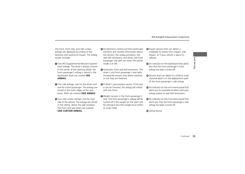 Acura 2013 ZDX User Manual | Page 37 / 324