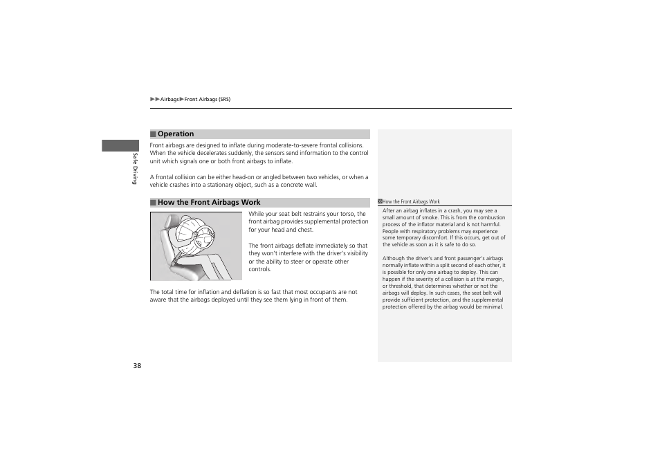 Acura 2013 ZDX User Manual | Page 40 / 324