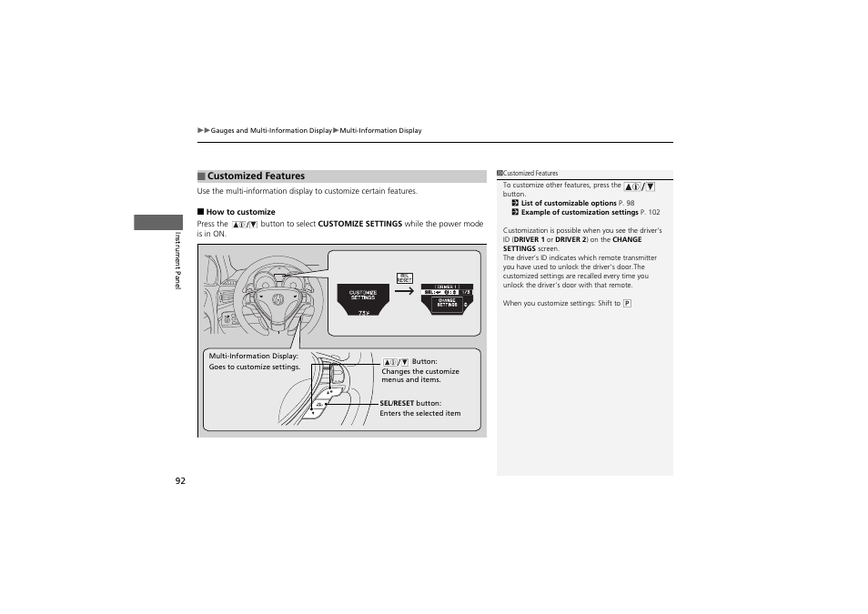 Acura 2013 ZDX User Manual | Page 94 / 324