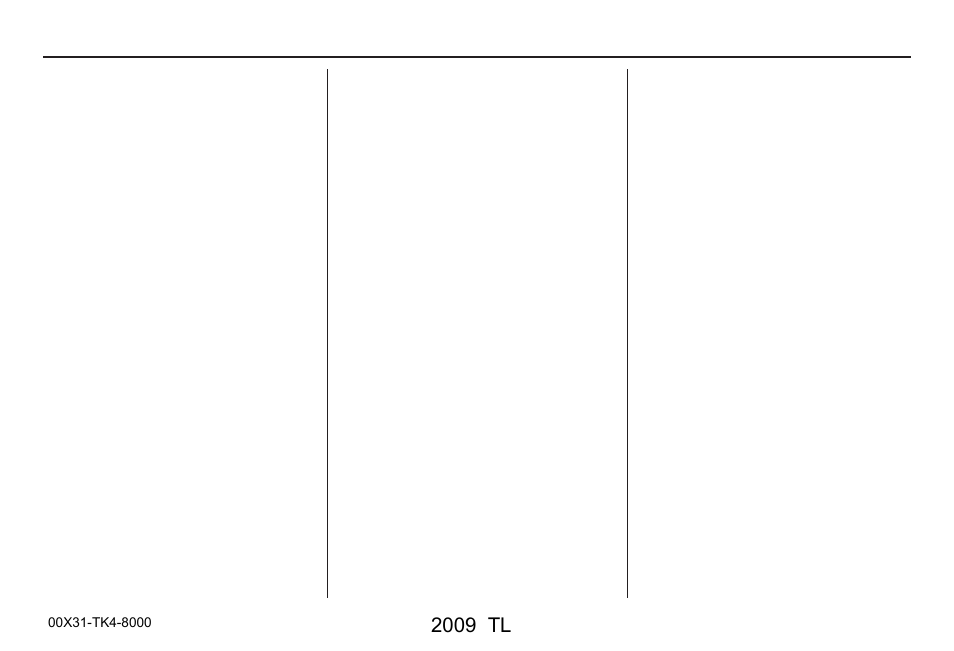 Acura 2009 TL Navigation User Manual | 172 pages