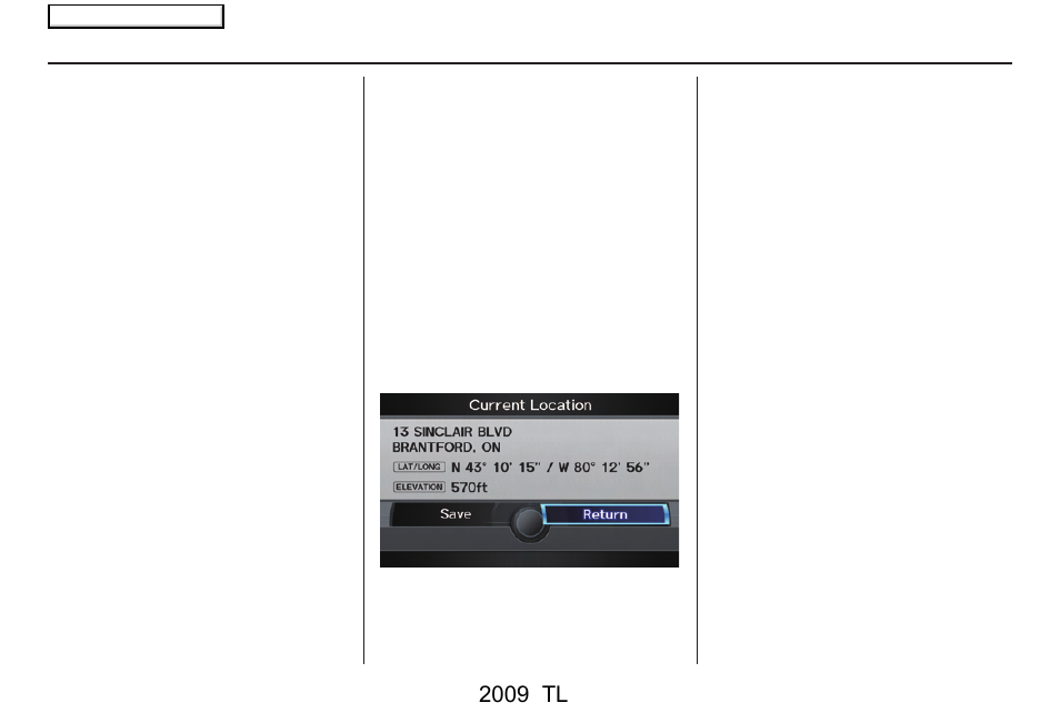 Getting started, 2009 tl | Acura 2009 TL Navigation User Manual | Page 21 / 172