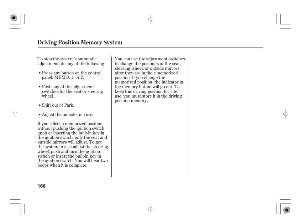 Acura 2011 RL User Manual | Page 172 / 562