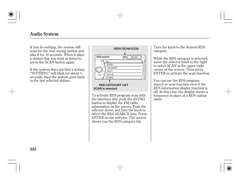 Audio system | Acura 2011 RL User Manual | Page 228 / 562