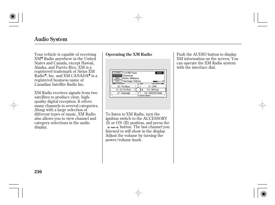 Audio system | Acura 2011 RL User Manual | Page 236 / 562