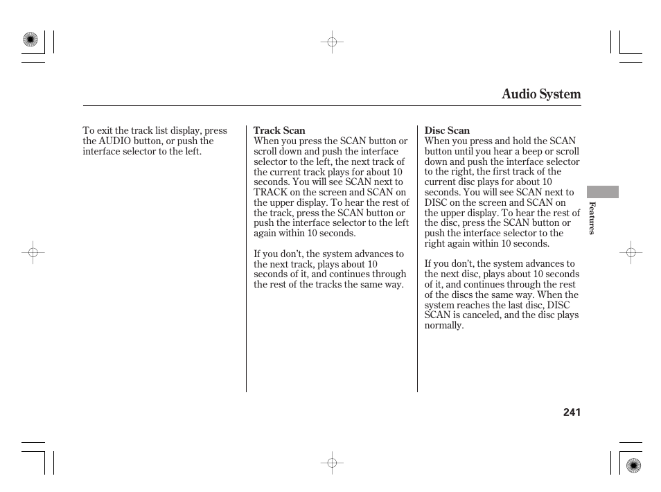 Audio system | Acura 2011 RL User Manual | Page 247 / 562