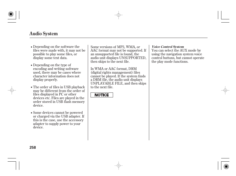 Audio system | Acura 2011 RL User Manual | Page 264 / 562