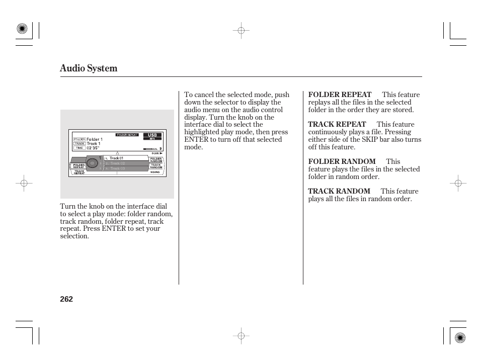 Audio system | Acura 2011 RL User Manual | Page 268 / 562