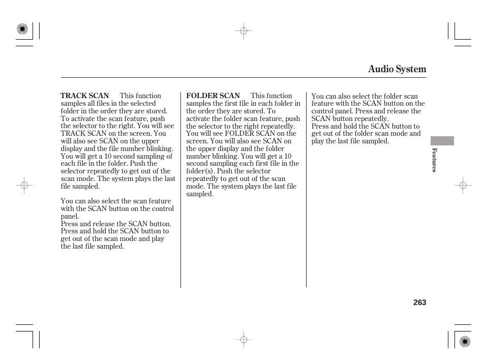 Audio system | Acura 2011 RL User Manual | Page 269 / 562