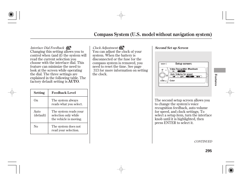 Acura 2011 RL User Manual | Page 301 / 562