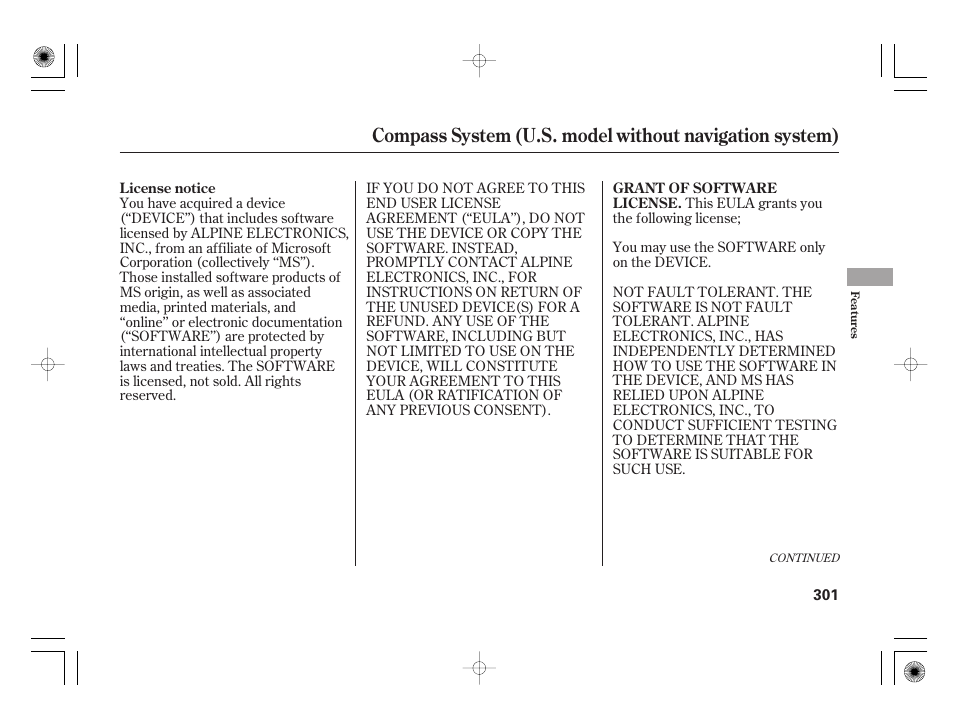 Acura 2011 RL User Manual | Page 307 / 562