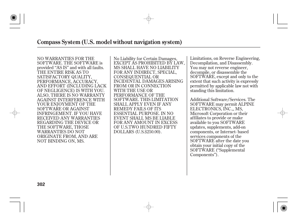 Acura 2011 RL User Manual | Page 308 / 562