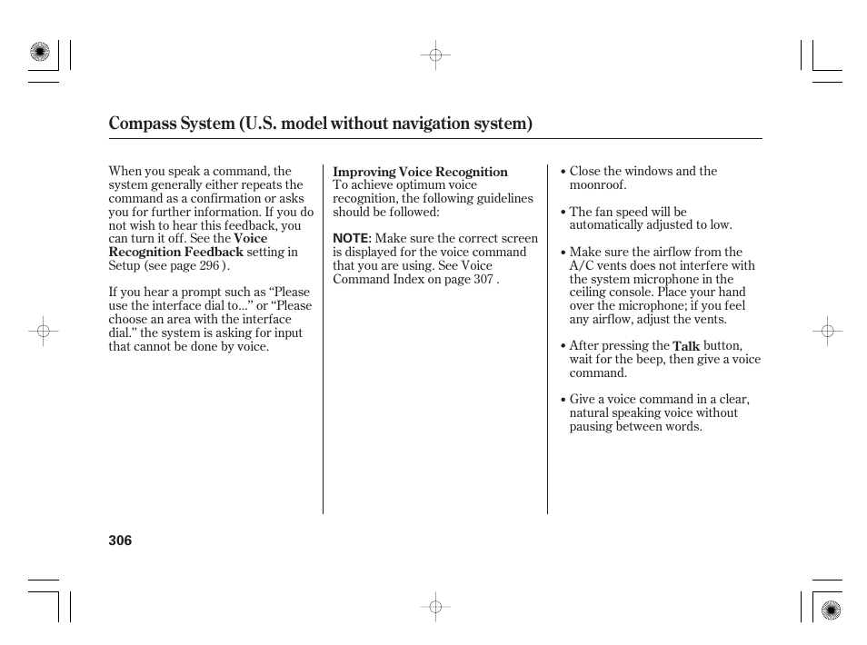 Acura 2011 RL User Manual | Page 312 / 562