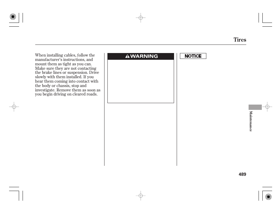 Tires | Acura 2011 RL User Manual | Page 495 / 562