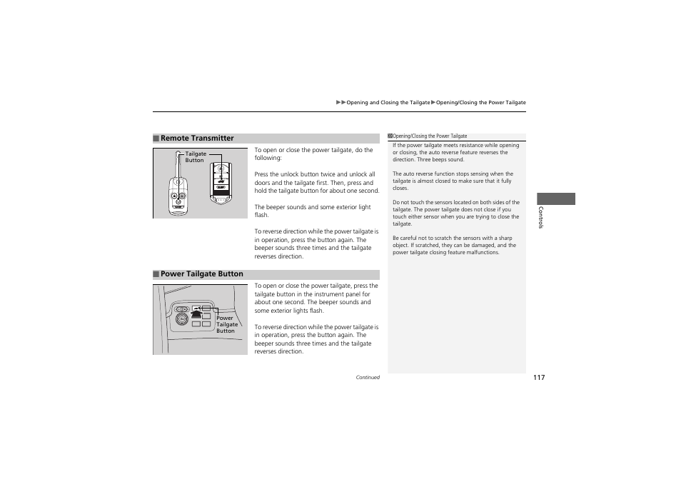 Acura 2012 ZDX User Manual | Page 119 / 370