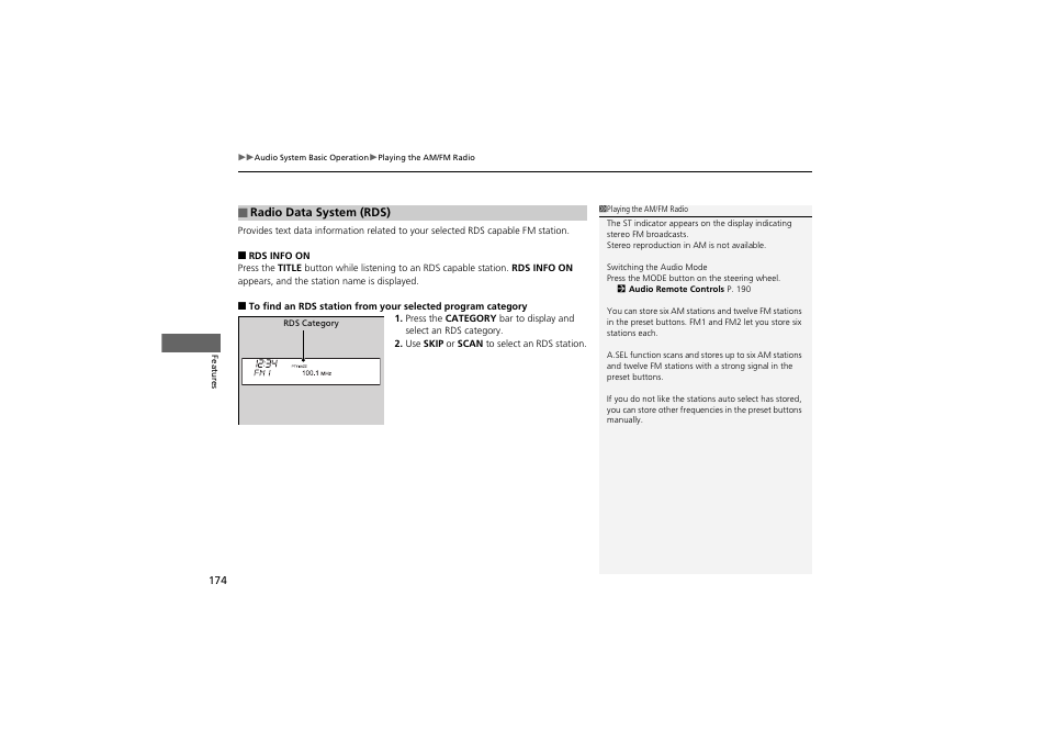 Acura 2012 ZDX User Manual | Page 176 / 370