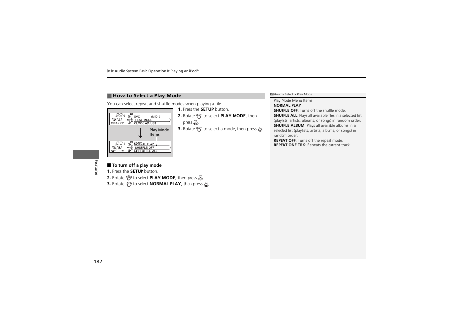 Acura 2012 ZDX User Manual | Page 184 / 370