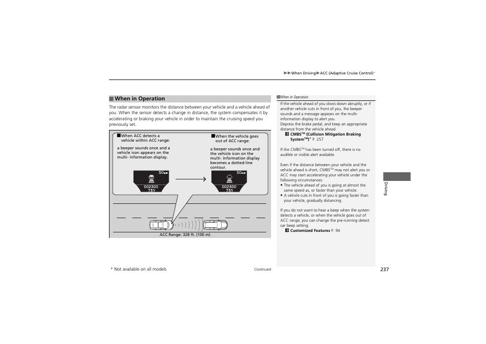 Acura 2012 ZDX User Manual | Page 239 / 370