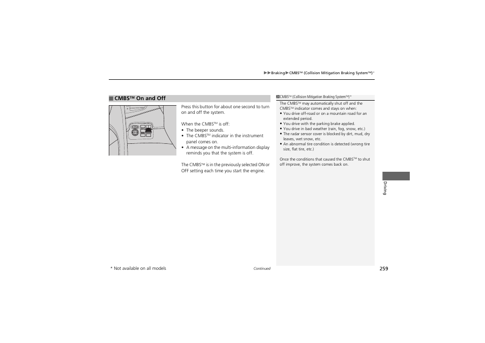 Acura 2012 ZDX User Manual | Page 261 / 370