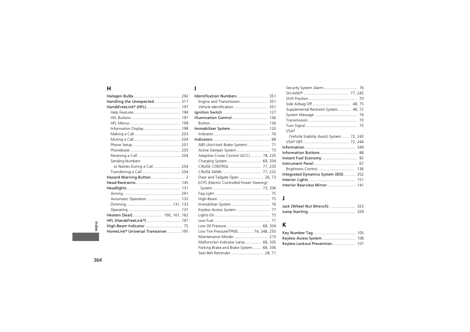 Acura 2012 ZDX User Manual | Page 366 / 370