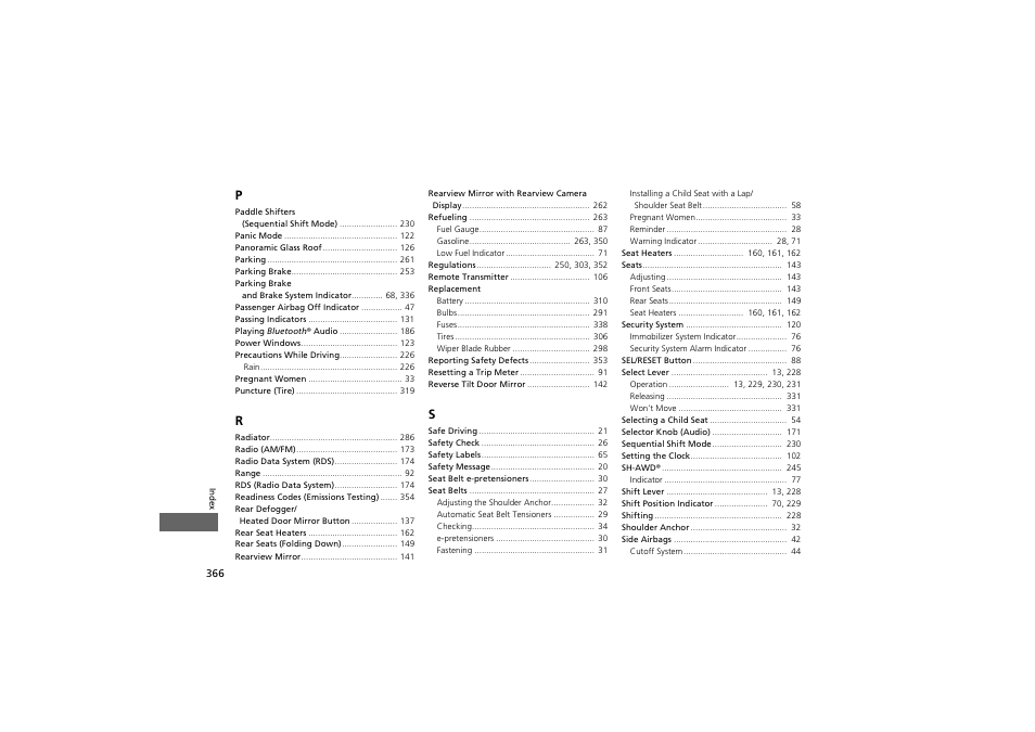 Acura 2012 ZDX User Manual | Page 368 / 370