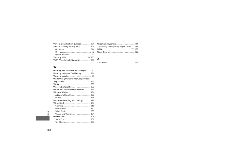 Acura 2012 ZDX User Manual | Page 370 / 370