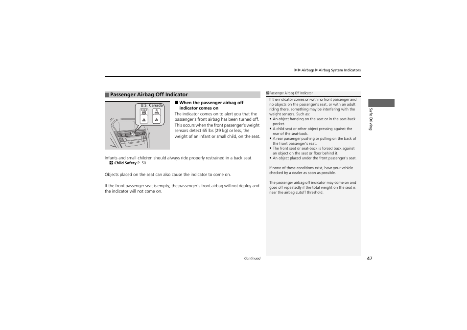 Acura 2012 ZDX User Manual | Page 49 / 370