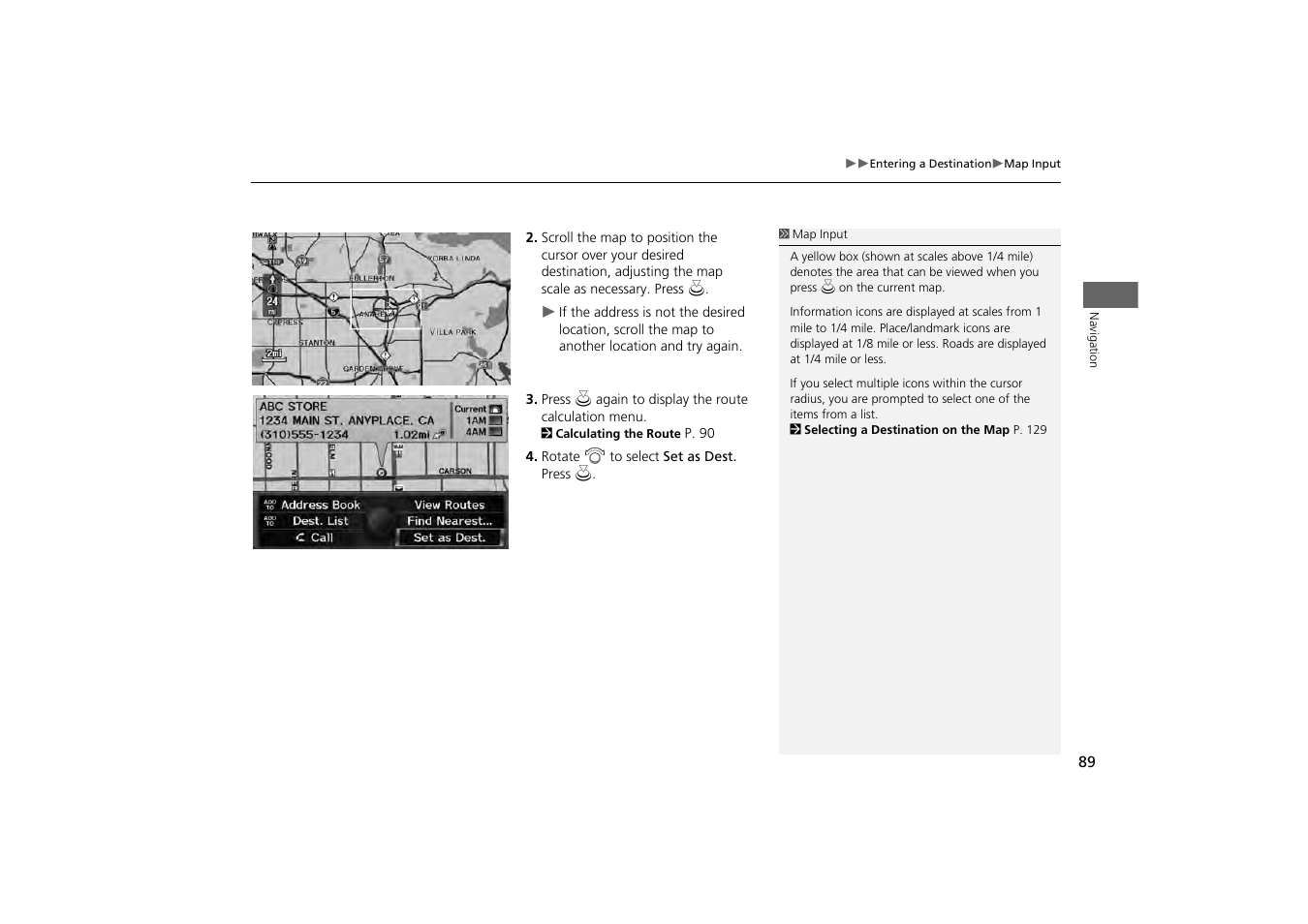 Acura 2013 ZDX Navigation User Manual | Page 91 / 251