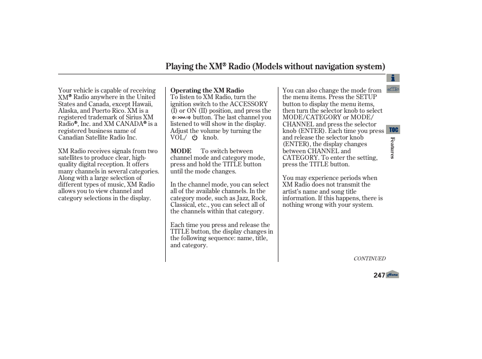 Acura 2013 TL User Manual | Page 251 / 650