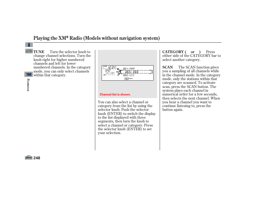 Acura 2013 TL User Manual | Page 252 / 650