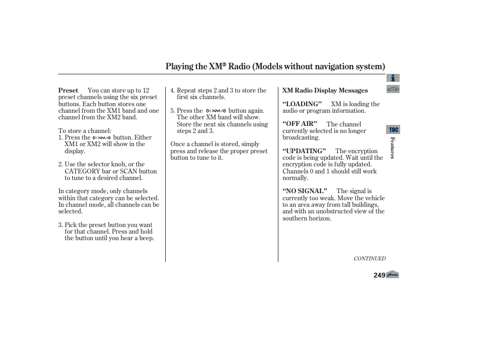 Acura 2013 TL User Manual | Page 253 / 650