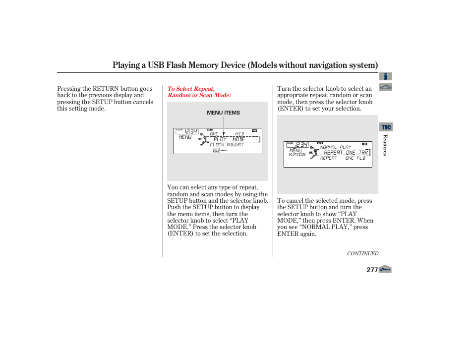 Acura 2013 TL User Manual | Page 281 / 650