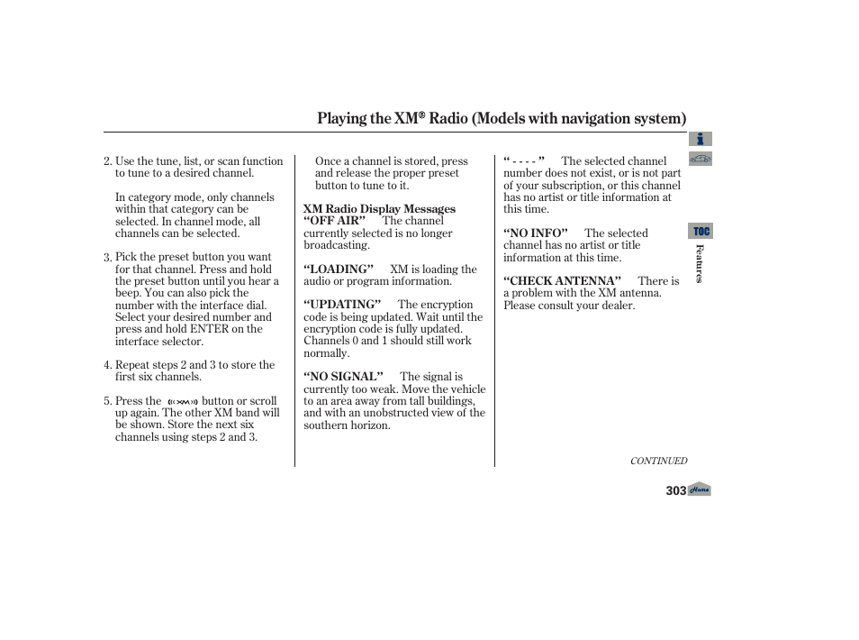 Acura 2013 TL User Manual | Page 307 / 650