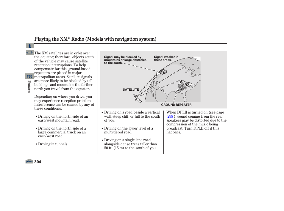 Acura 2013 TL User Manual | Page 308 / 650