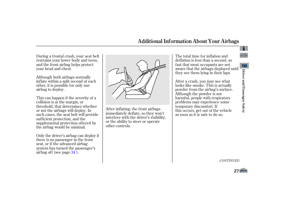 Additional information about your airbags | Acura 2013 TL User Manual | Page 31 / 650