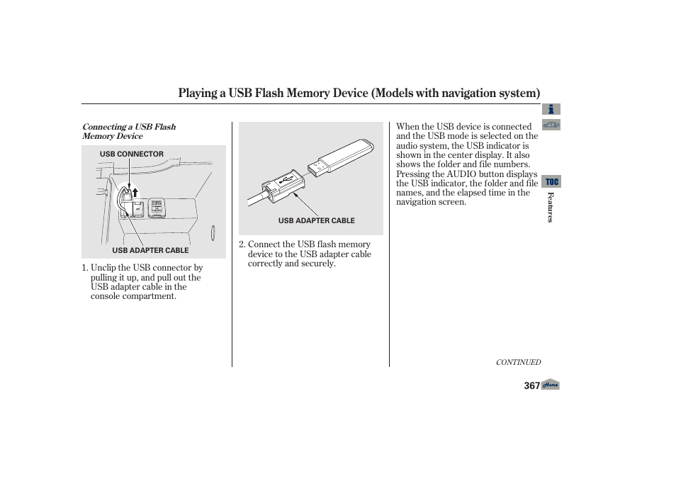 P.367 | Acura 2013 TL User Manual | Page 371 / 650