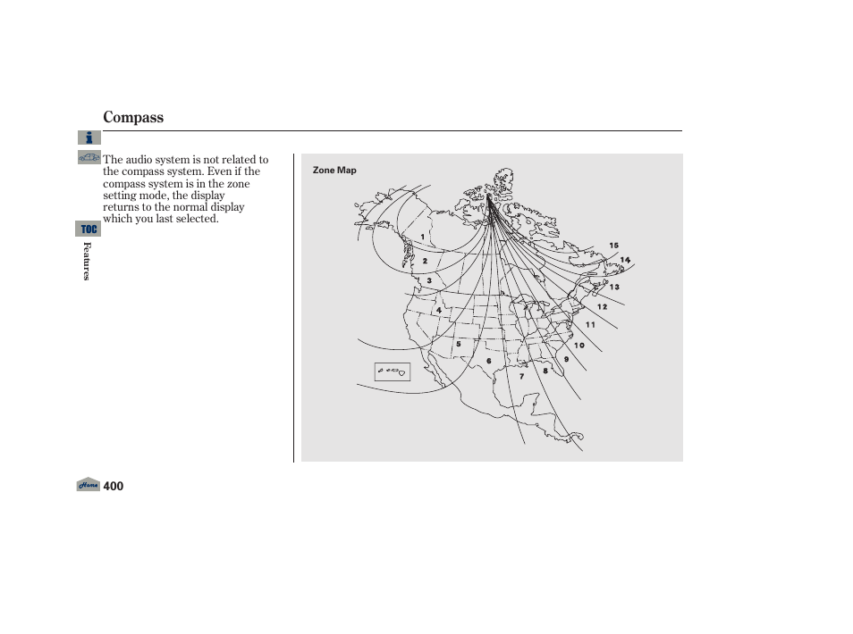 Compass | Acura 2013 TL User Manual | Page 404 / 650