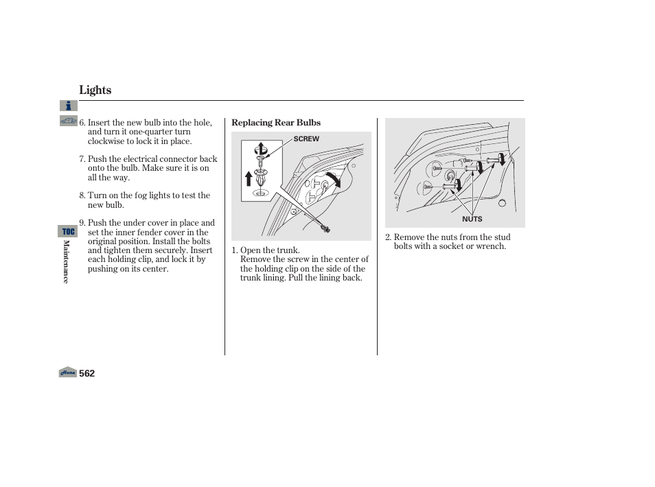Lights | Acura 2013 TL User Manual | Page 566 / 650