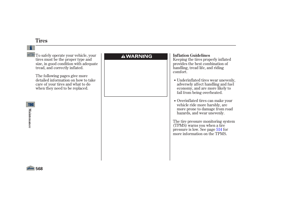 Tires | Acura 2013 TL User Manual | Page 572 / 650