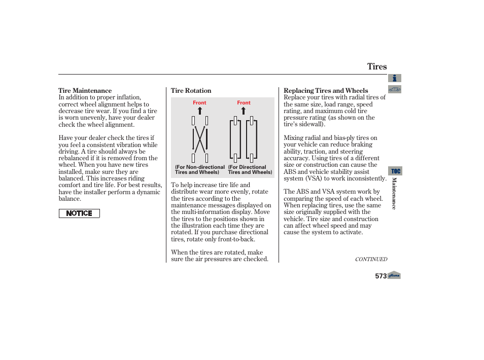 Tires | Acura 2013 TL User Manual | Page 577 / 650